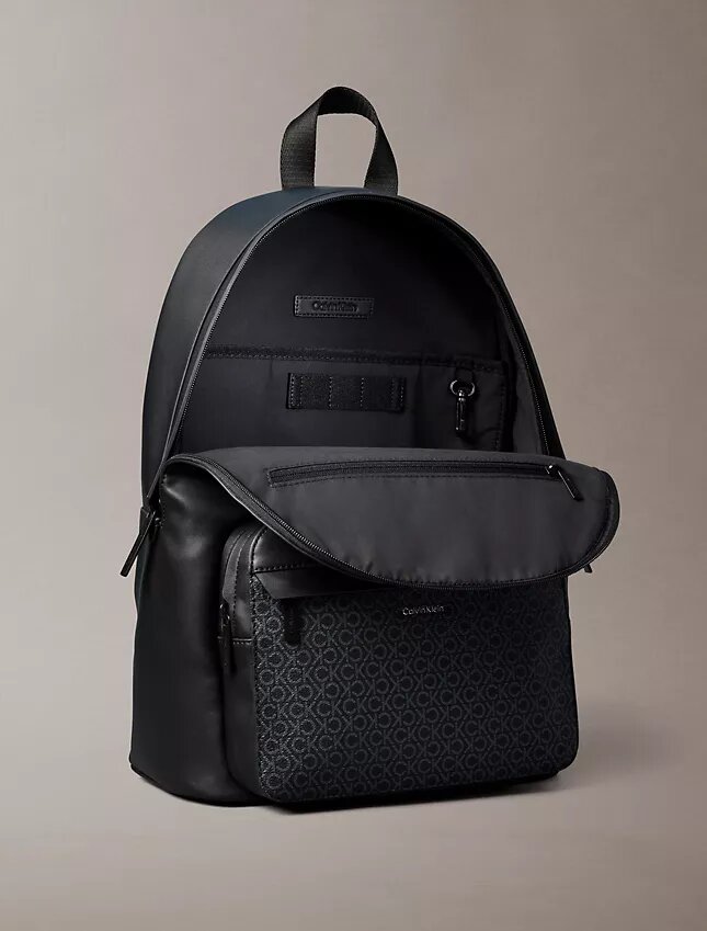 Mochila com logótipo Monogram em toda a superfície Mochila com logótipo Monogram em toda a superfície