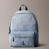 Mochila Denim com logótipo Monogram em ganga Mochila Denim com logótipo Monogram em ganga