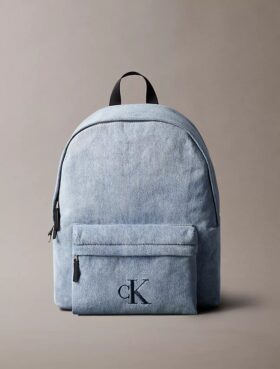 Mochila Denim com logótipo Monogram em ganga