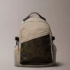 Mochila redonda com frente em malha