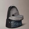 Mochila redonda com frente em malha