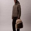 Mochila redonda com frente em malha