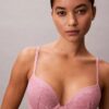 Perfectly Fit Push-Up Plunge Bra em renda com ajuste perfeito