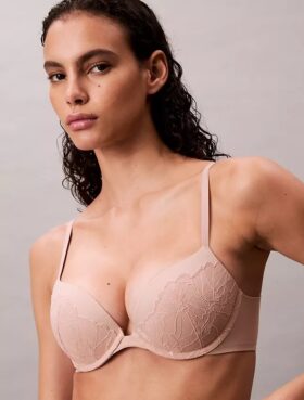 Perfectly Fit Push-Up Plunge Bra em renda com ajuste perfeito Perfectly Fit Push-Up Plunge Bra em renda com ajuste perfeito