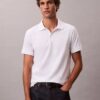 Polo com monograma em mistura de algodão suave Polo com monograma em mistura de algodão suave
