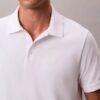 Polo com monograma em mistura de algodão suave Polo com monograma em mistura de algodão suave