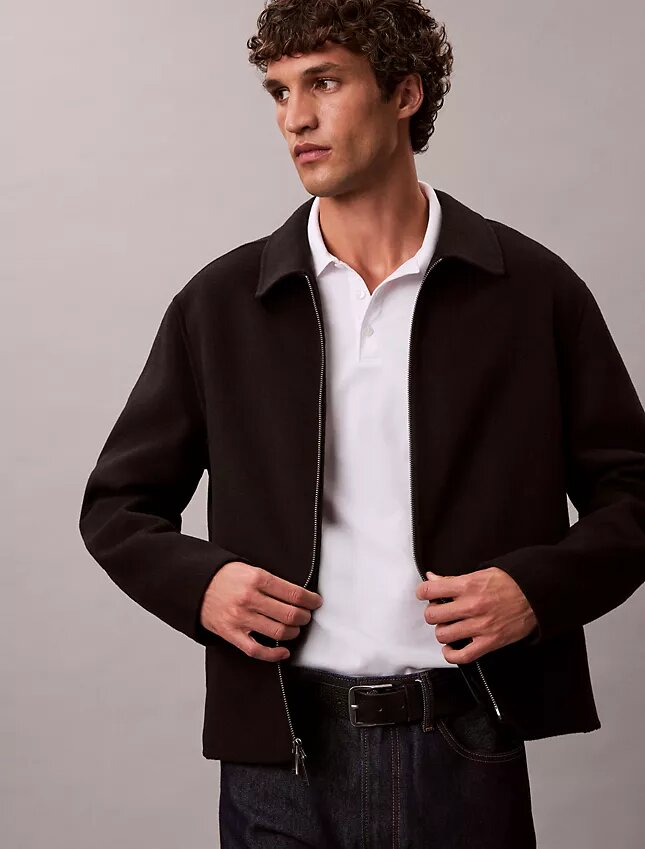 Polo com monograma em mistura de algodão suave Polo com monograma em mistura de algodão suave