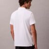 Polo com monograma em mistura de algodão suave Polo com monograma em mistura de algodão suave