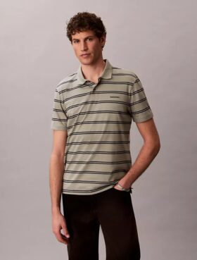 Polo com riscas Liquid Touch