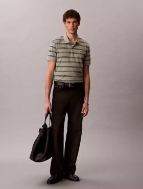 Polo com riscas Liquid Touch