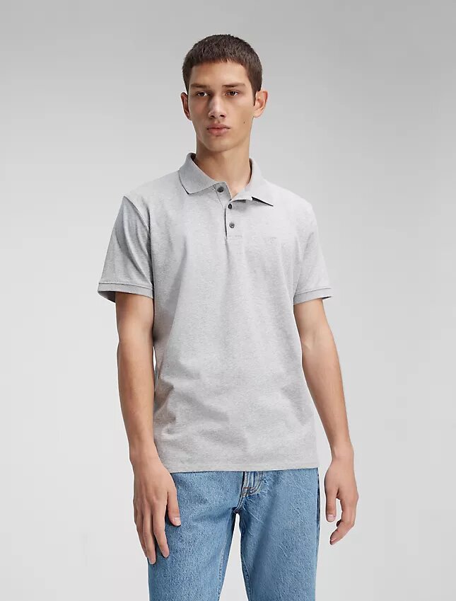 Polo em mistura de algodão suave Polo em mistura de algodão suave