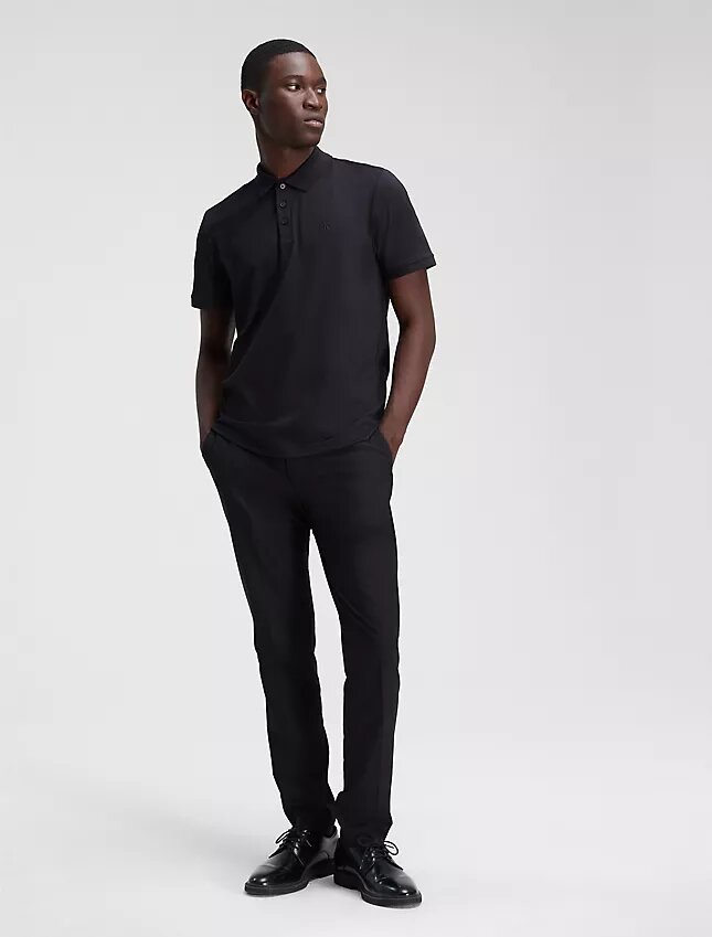 Polo em mistura de algodão suave Polo em mistura de algodão suave