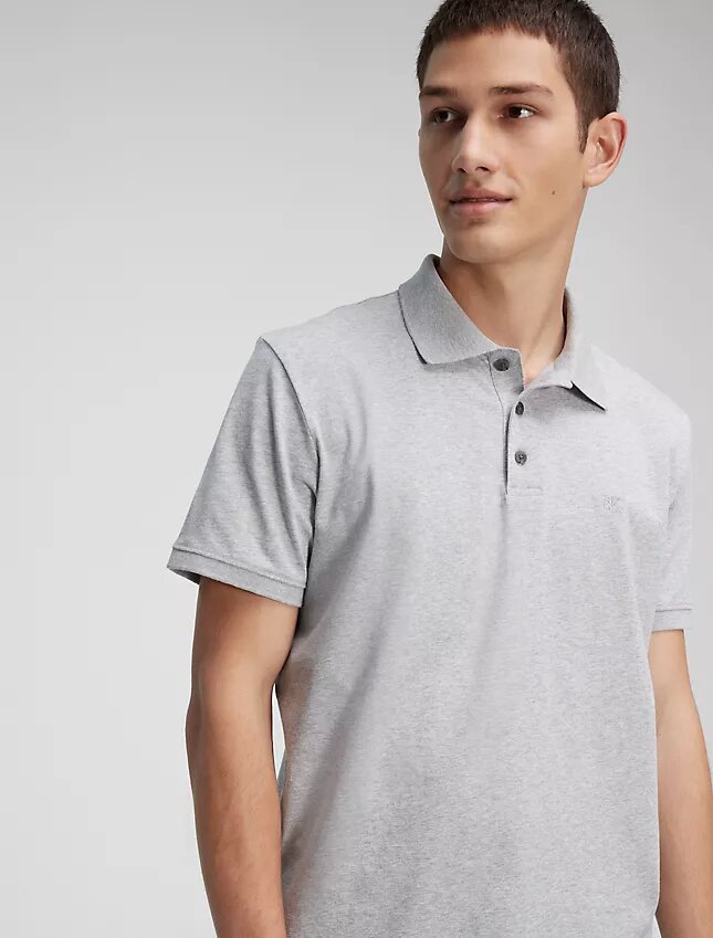 Polo em mistura de algodão suave Polo em mistura de algodão suave