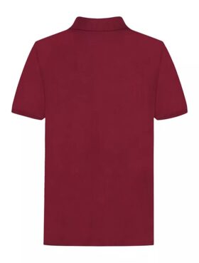 Polo para meninos com Monogram tonal