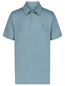 Polo técnico com Monogram para meninos