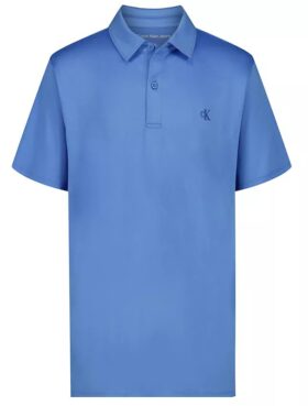 Polo técnico com Monogram para meninos