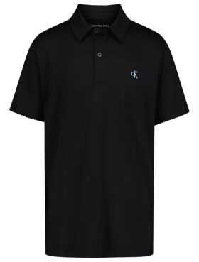 Polo técnico com Monogram para meninos