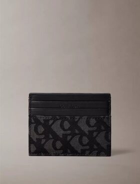 Porta-cartões com Monogram em toda a superfície