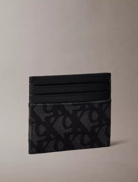 Porta-cartões com Monogram em toda a superfície