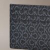 Porta-cartões com monograma em textura granulada Porta-cartões com monograma em textura granulada