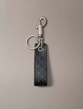 Porta-chaves com logótipo em relevo