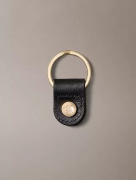 Porta-chaves com monograma em negrito