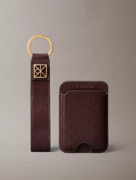 Porta-chaves e porta-cartões com Monogram em toda a superfície
