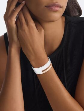 Pulseira articulada escultural
