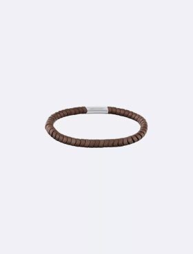 Pulseira com contas curvas