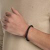 Pulseira com contas curvas Pulseira com contas curvas
