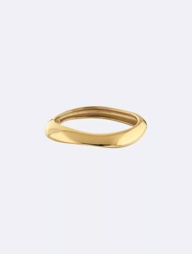 Pulseira com contornos esculturais