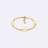Pulseira com corrente em forma de gota Pulseira com corrente em forma de gota