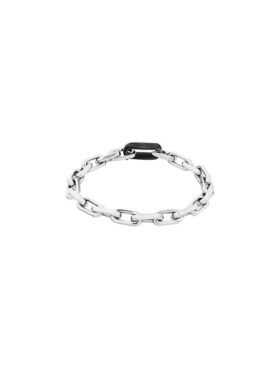 Pulseira com elos esculpidos