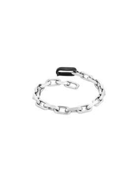 Pulseira com elos esculpidos