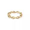 Pulseira com elos esculturais Pulseira com elos esculturais
