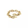Pulseira com elos esculturais Pulseira com elos esculturais