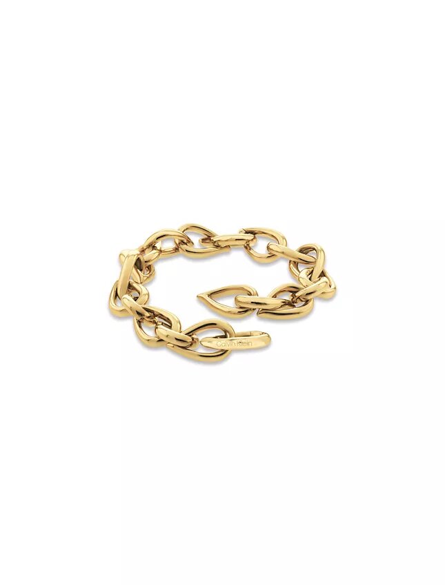 Pulseira com elos esculturais Pulseira com elos esculturais