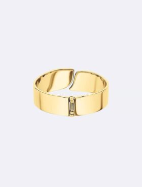 Pulseira com forma orgânica minimalista