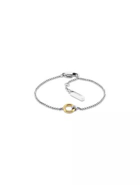 Pulseira com pingente em forma de anel