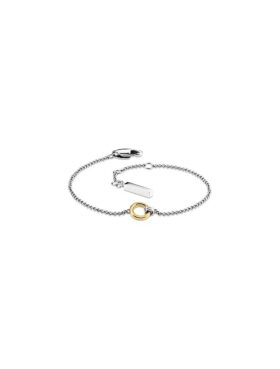 Pulseira com pingente em forma de anel