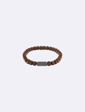 Pulseira de contas quadradas