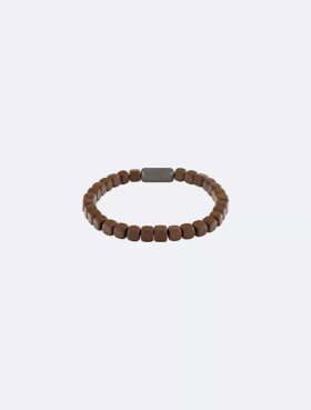 Pulseira de contas quadradas