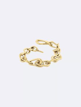 Pulseira de elos orgânicos