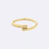 Pulseira redonda escultural Pulseira redonda escultural