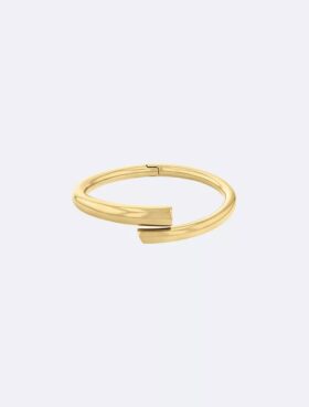 Pulseira redonda escultural