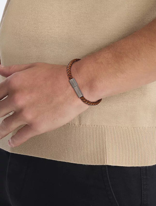Pulseira trançada moderna Pulseira trançada moderna