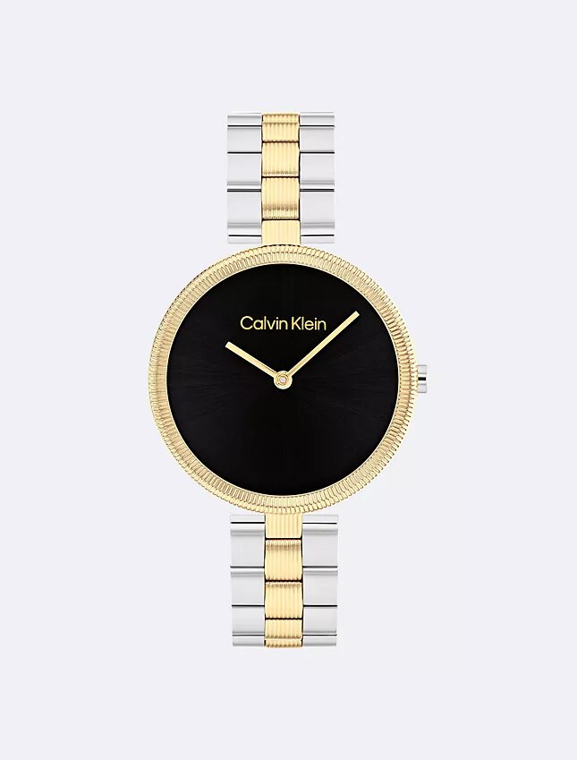 Relógio com bracelete de elos minimalista Relógio com bracelete de elos minimalista
