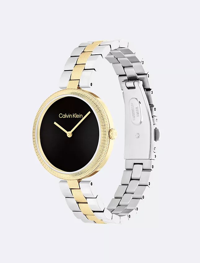 Relógio com bracelete de elos minimalista Relógio com bracelete de elos minimalista