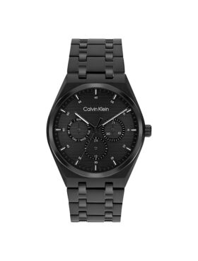 Relógio com bracelete de elos multifunções
