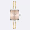 Relógio com pulseira tipo bangle e mostrador escovado Relógio com pulseira tipo bangle e mostrador escovado